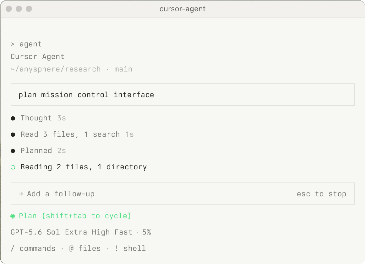 Command line research agent